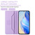 Moto G Play 2024 RC01 Dual-Folded Magnetic Suction RFID Leather Phone Case - Light Purple