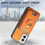 Moto G Play 2024 Retro Cross Leather Ring Vertical Insert Card Bag MagSafe Phone Case - Brown