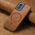 Moto G Play 2024 Retro Magsafe Magnetic PU Back Cover Phone Case - Brown Moto G Play 2024 Retro Magsafe Magnetic PU Back Cover Phone Case - Brown