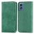 Moto G Play 2024 Retro Skin Feel Magnetic Flip Leather Phone Case - Green