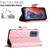Moto G Play 2024 Rhombic Texture Flip Leather Phone Case with Lanyard - Pink