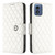 Moto G Play 2024 Rhombic Texture Flip Leather Phone Case with Lanyard - White Moto G Play 2024 Rhombic Texture Flip Leather Phone Case with Lanyard - White