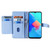 Moto G Play 2024 Sheep Texture Cross-body Zipper Wallet Leather Phone Case - Blue Moto G Play 2024 Sheep Texture Cross-body Zipper Wallet Leather Phone Case - Blue