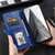 Moto G Play 2024 Simple 6-Card Wallet Leather Phone Case - Blue