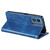 Moto G Play 2024 Simple 6-Card Wallet Leather Phone Case - Blue