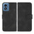 Moto G Play 2024 Skin Feel Geometric Lines Leather Phone Case - Black