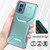 Moto G Play 2024 Sliding Camshield Phone Case - Grey Green + Pink