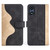 Moto G Play 2024 Stitching Horizontal Flip Leather Phone Case - Black