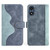 Moto G Play 2024 Stitching Horizontal Flip Leather Phone Case - Blue
