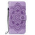 Moto G Play 2024 Sun Mandala Embossing Pattern Phone Leather Case - Purple