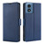 Moto G Play 2024 Ultra-thin Voltage Side Buckle Horizontal Flip Leather Phone Case - Blue