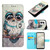 Moto G Power 5G 2024 3D Painting Horizontal Flip Leather Phone Case - Grey Owl