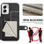 Moto G Power 5G 2024 Button Card Bag RFID Anti-theft Phone Case - Black