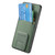 Moto G Power 5G 2024 Carbon Fiber Card Bag Fold Stand Phone Case - Green Moto G Power 5G 2024 Carbon Fiber Card Bag Fold Stand Phone Case - Green