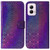 Moto G Power 5G 2024 Colorful Magnetic Buckle Leather Phone Case - Purple Moto G Power 5G 2024 Colorful Magnetic Buckle Leather Phone Case - Purple