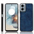 Moto G Power 5G 2024 Cow Pattern Sewing Back Cover Phone Case - Blue