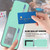 Moto G Power 5G 2024 CX01 Detachable Magsafe Magnetic Card Bag Phone Case - Mint Green