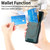 Moto G Power 5G 2024 Denim Texture Leather Skin Phone Case with Card Slot - Green