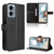 Moto G Power 5G 2024 Diamond Texture Leather Phone Case - Black