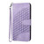 Moto G Power 5G 2024 Elephant Head Embossed Phone Leather Case with Lanyard - Light Purple