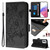 Moto G Power 5G 2024 Embossed Rose RFID Anti-theft Leather Phone Case - Black
