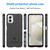 Moto G Power 5G 2024 Full Coverage Shockproof TPU Phone Case - Black