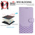 Moto G Power 5G 2024 Honeycomb Embossing RFID Leather Phone Case - Light Purple