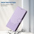 Moto G Power 5G 2024 Honeycomb Embossing RFID Leather Phone Case - Light Purple
