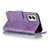 Moto G Power 5G 2024 Lace Flower Embossing Flip Leather Phone Case - Purple Moto G Power 5G 2024 Lace Flower Embossing Flip Leather Phone Case - Purple