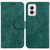 Moto G Power 5G 2024 Little Tiger Embossed Leather Phone Case - Green