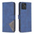 Moto G Power 5G 2024 Magnetic Buckle Rhombus Texture Leather Phone Case - Blue