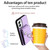 Moto G Power 5G 2024 Organ Card Bag Ring Holder Phone Case - Purple