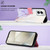 Moto G Power 5G 2024 PT003 Marble Pattern Flip Leather Phone Case - White Purple Moto G Power 5G 2024 PT003 Marble Pattern Flip Leather Phone Case - White Purple