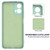 Moto G Power 5G 2024 Pure Color Liquid Silicone Shockproof Phone Case - Green