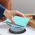 Moto G Power 5G 2024 RC01 Dual-Folded Magnetic Suction RFID Leather Phone Case - Mint Green