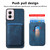 Moto G Power 5G 2024 Retro Leather Card Bag Magnetic Phone Case - Blue