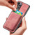 Moto G Power 5G 2024 Retro Leather Card Bag Magnetic Phone Case - Pink