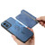 Moto G Power 5G 2024 Retro MagSafe Zipper Wallet Card Bag Back Phone Case - Blue