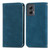 Moto G Power 5G 2024 Retro Skin Feel Magnetic Flip Leather Phone Case - Blue