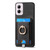 Moto G Power 5G 2024 Retro Splitable Magnetic Card Bag Leather Phone Case - Black