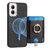 Moto G Power 5G 2024 Retro Splitable Magnetic Card Bag Leather Phone Case - Black