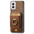Moto G Power 5G 2024 Retro Splitable Magnetic Stand Card Bag Leather Phone Case - Brown
