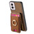Moto G Power 5G 2024 Retro Splitable Magnetic Stand Card Bag Leather Phone Case - Brown