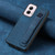 Moto G Power 5G 2024 Retro Wristband Holder Leather Back Phone Case - Blue