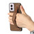 Moto G Power 5G 2024 Retro Wristband Holder Leather Back Phone Case - Brown