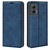 Moto G Power 5G 2024 Retro-skin Magnetic Suction Leather Phone Case - Dark Blue