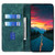 Moto G Power 5G 2024 RFID Anti-theft Brush Magnetic Leather Phone Case - Green