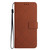 Moto G Power 5G 2024 Rhombic Grid Texture Leather Phone Case - Brown