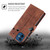 Moto G Power 5G 2024 Skin Feel Crocodile Magnetic Clasp Leather Phone Case - Brown