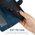 Moto G Power 5G 2024 Skin Feel Geometric Lines Leather Phone Case - Blue